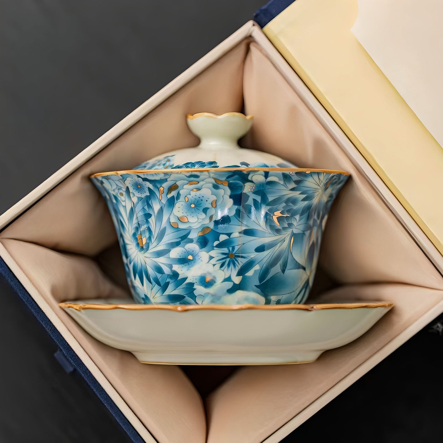 Ru kiln three-color Tea Set
