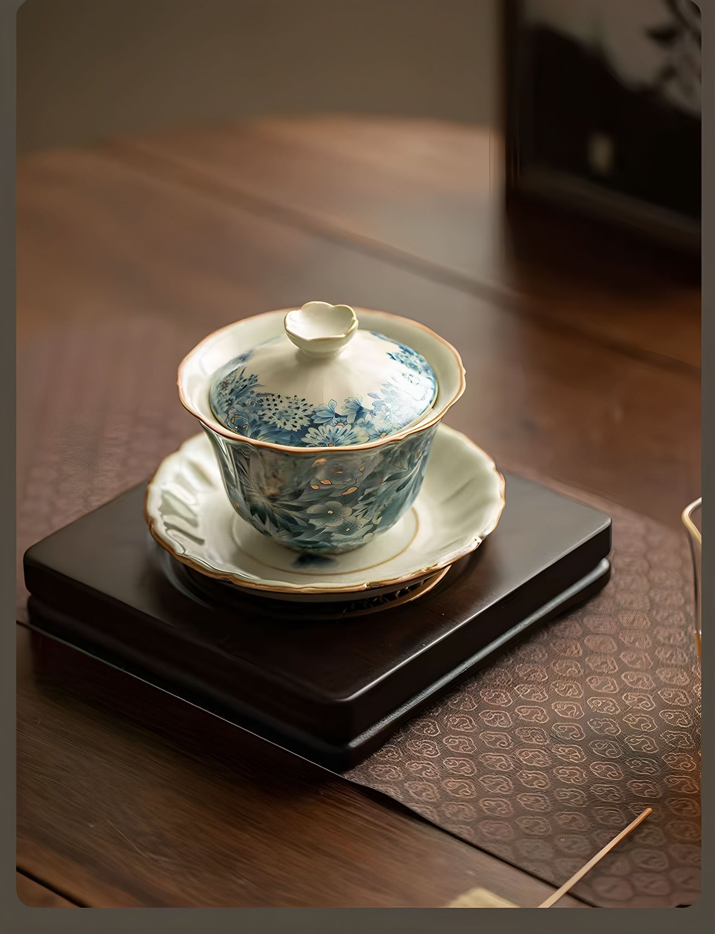 Ru kiln three-color Tea Set
