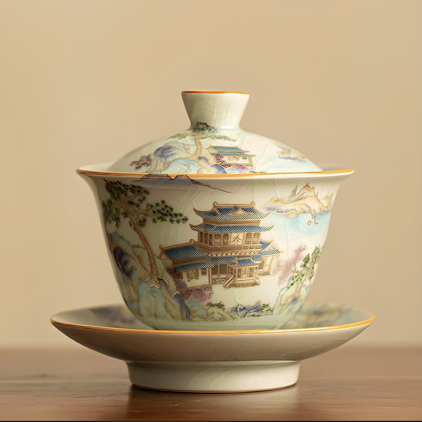 Landscape Poetry Tea Set