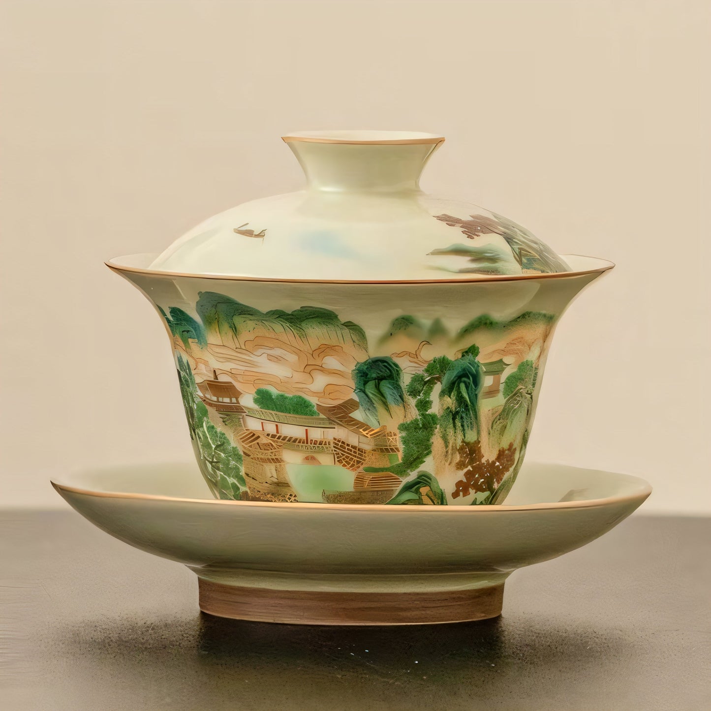 Landscape Poetry Tea Set
