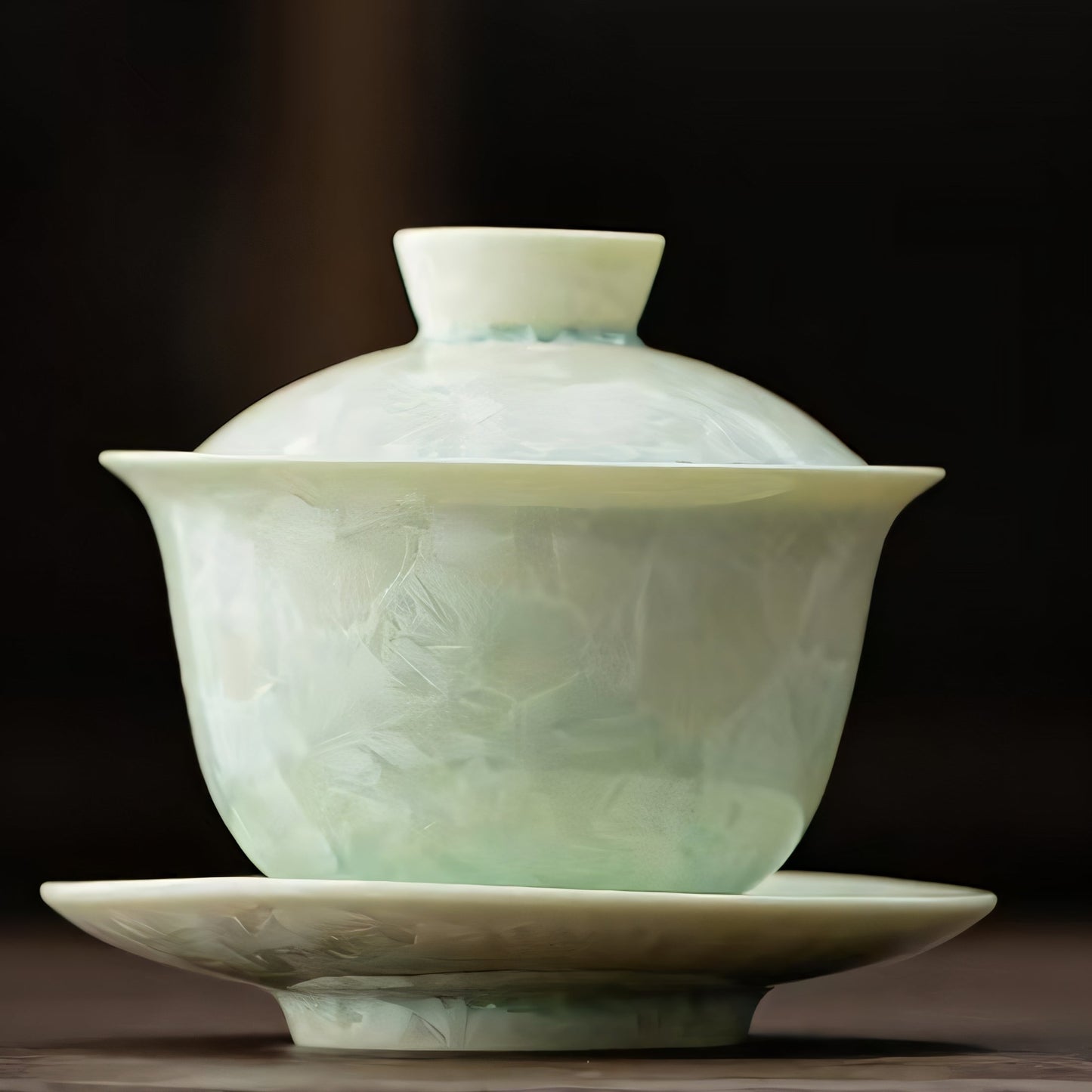 Mystical Kiln-Fired Crystalline Tea Set