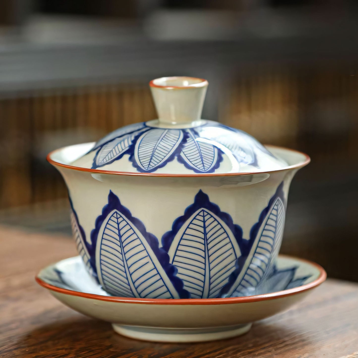 Blue-and-White Nature’s Poetry Tea Set