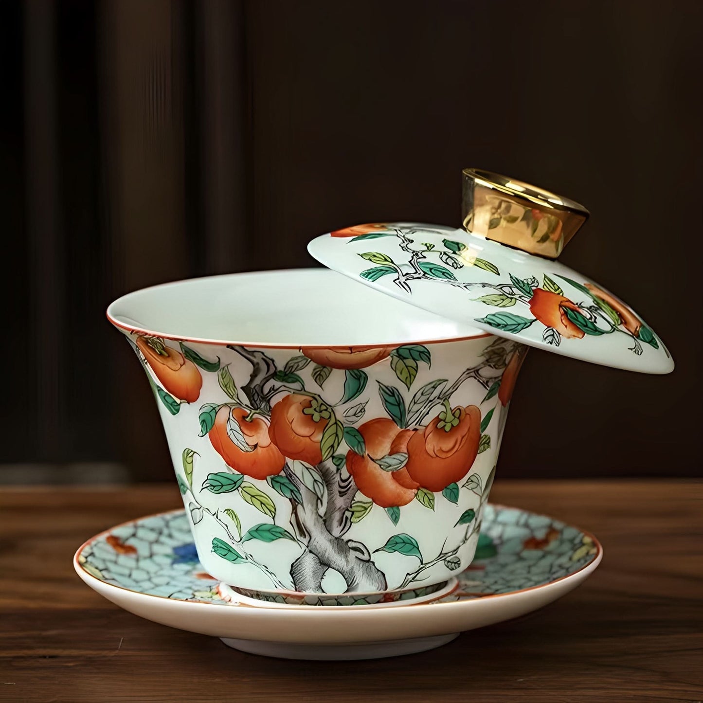 Enamel Majesty Tea Set