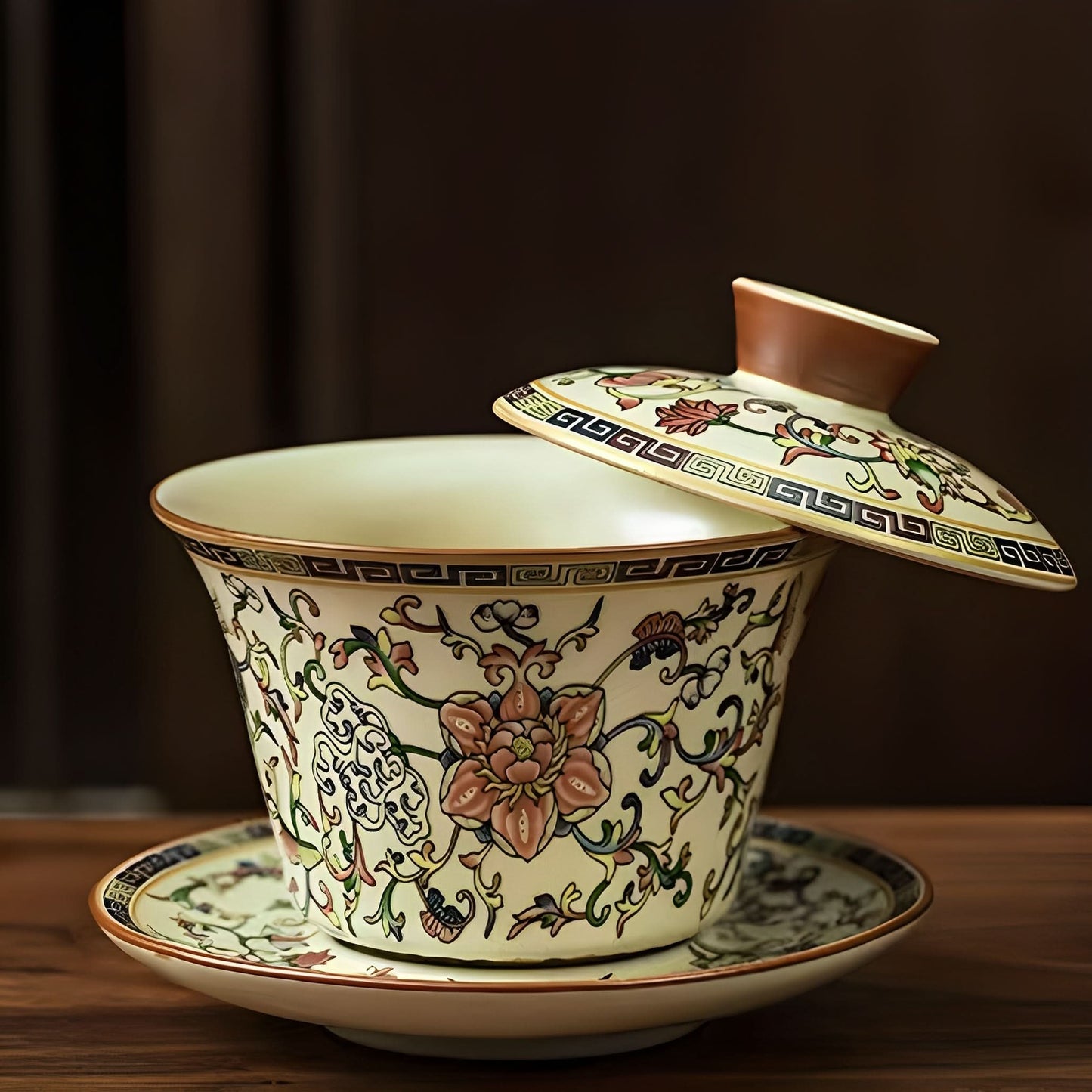 Enamel Majesty Tea Set