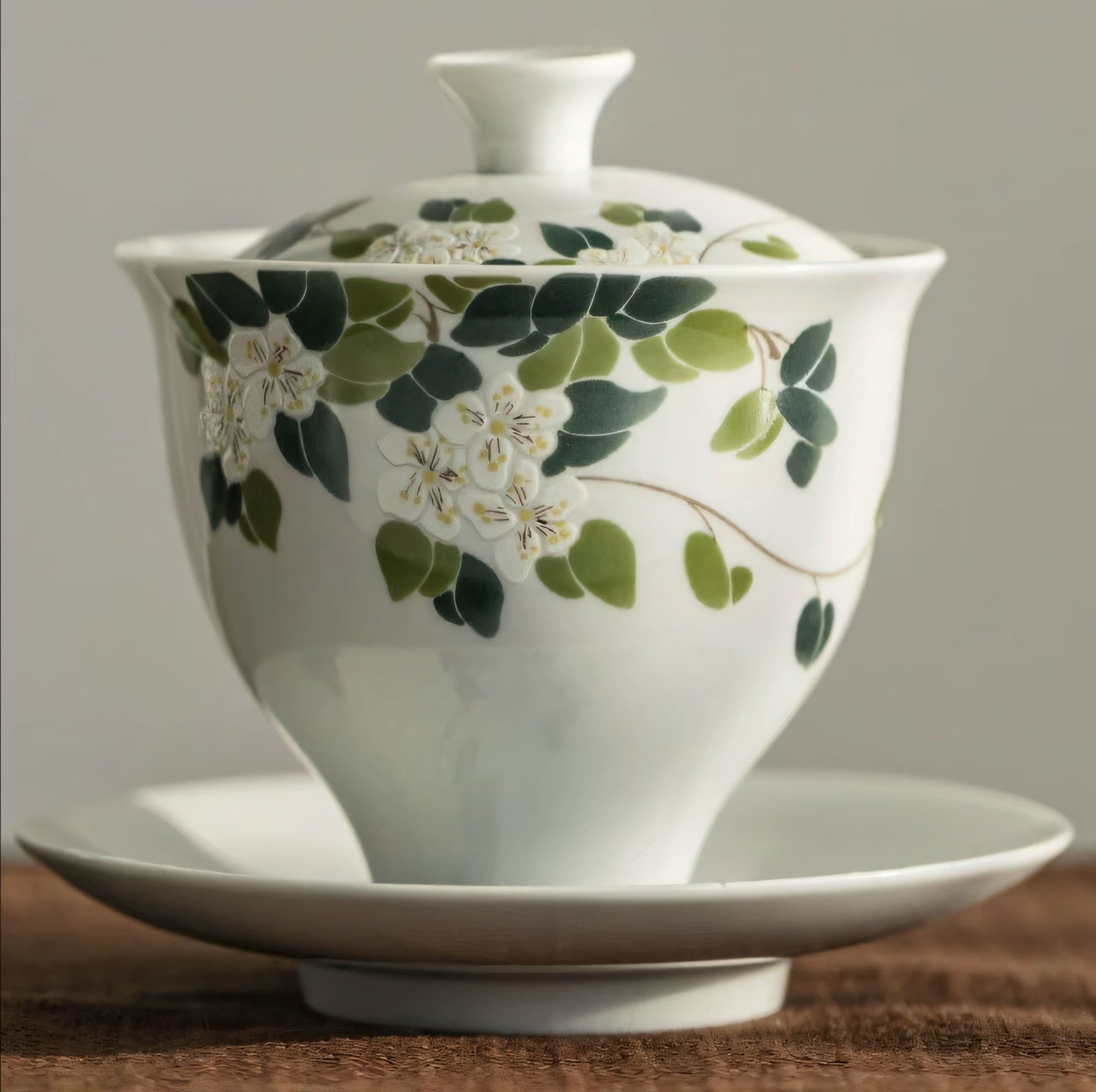 Botanical Ash Glazed Tea Set
