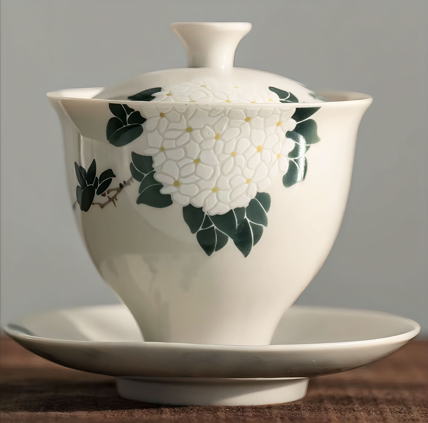 Botanical Ash Glazed Tea Set