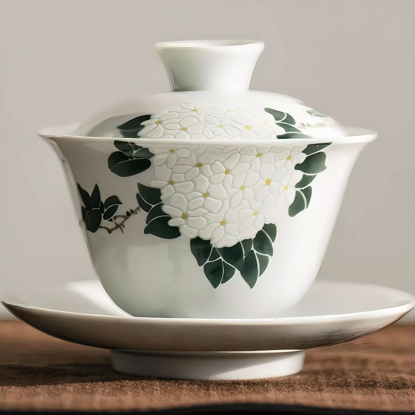 Botanical Ash Glazed Tea Set