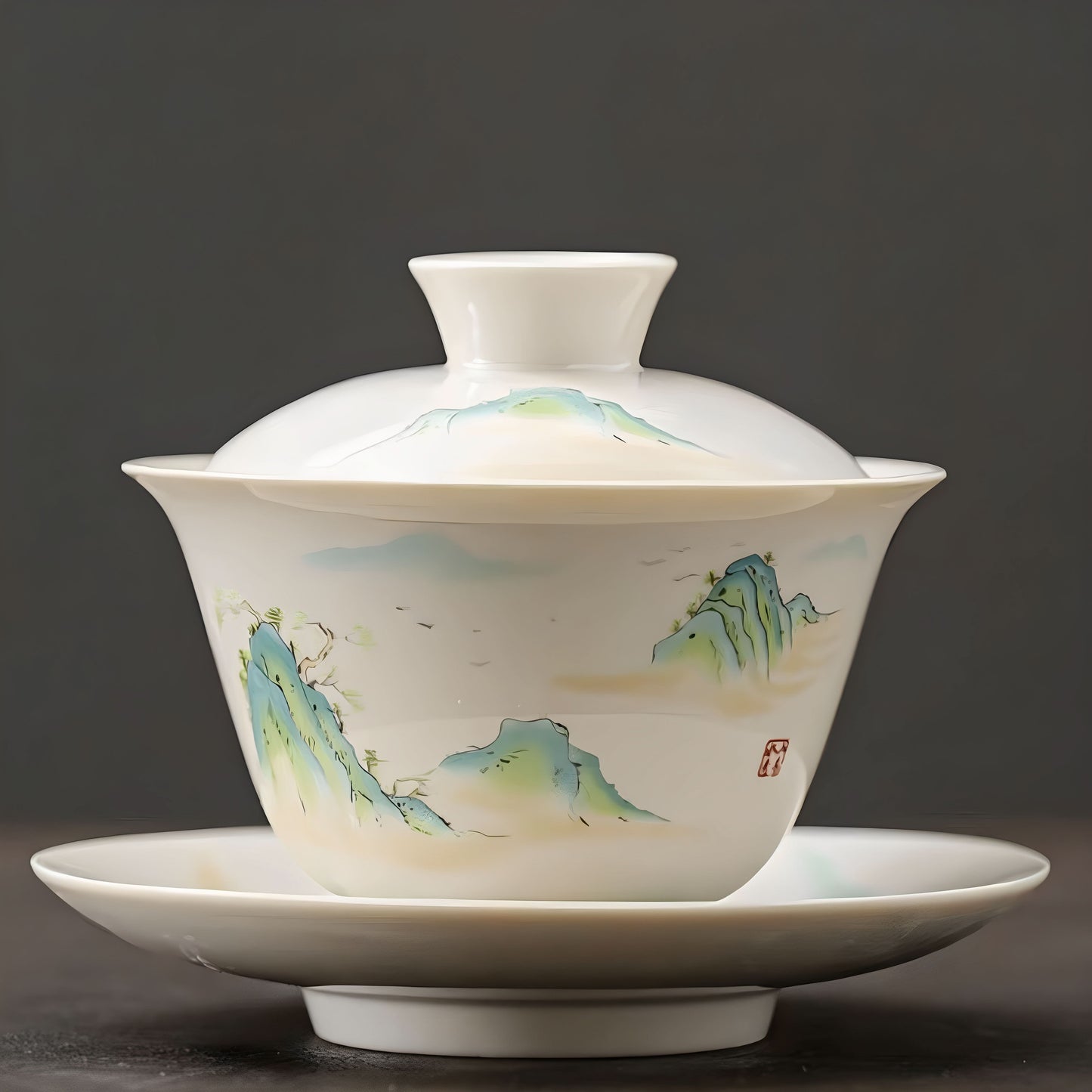 Botanical Ash Glazed Tea Set
