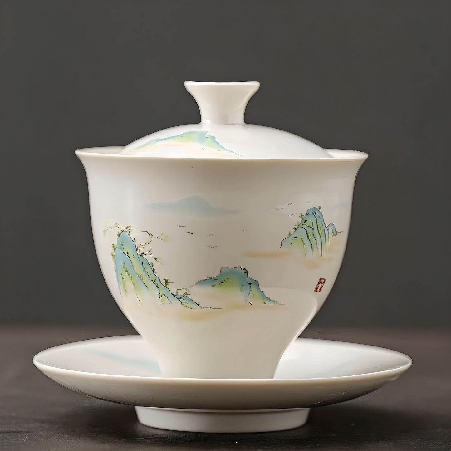 Botanical Ash Glazed Tea Set