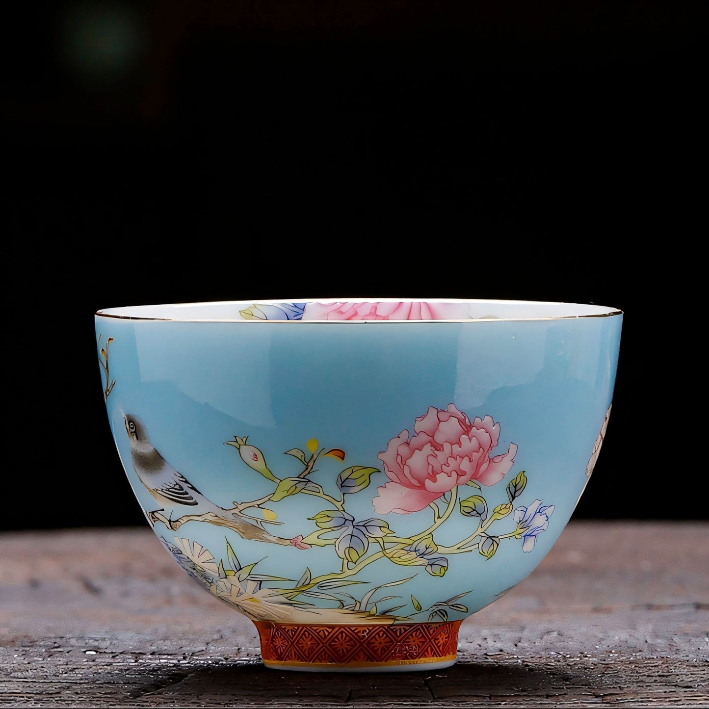 Imperial-Style Enamel Porcelain Palace Cup