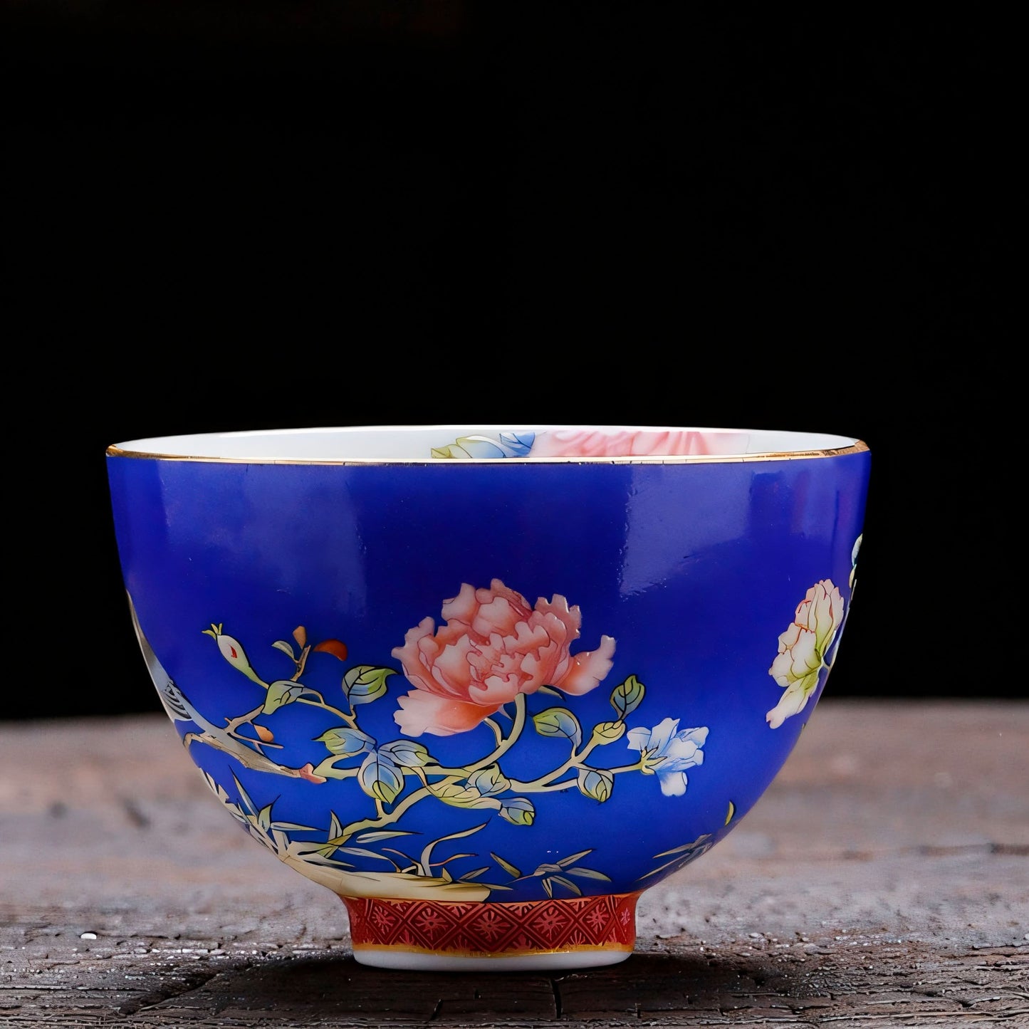 Imperial-Style Enamel Porcelain Palace Cup