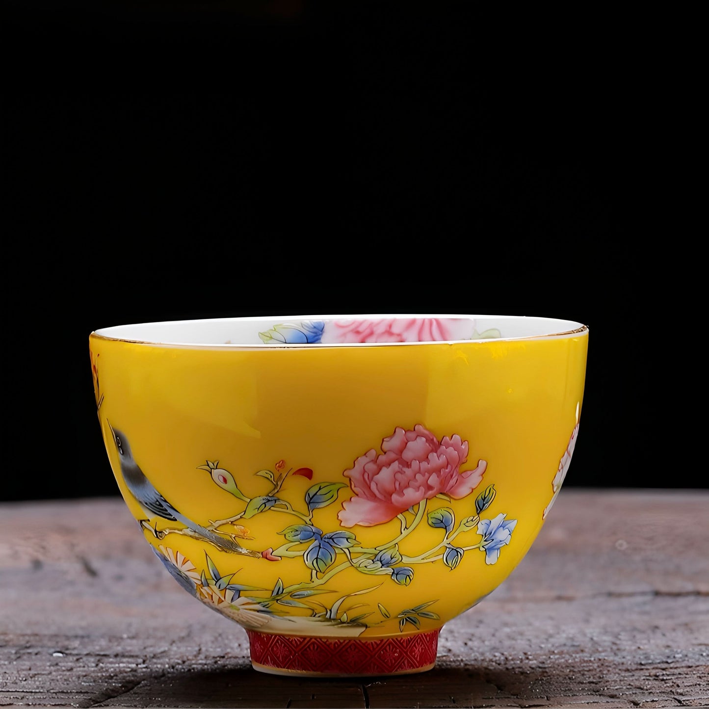 Imperial-Style Enamel Porcelain Palace Cup
