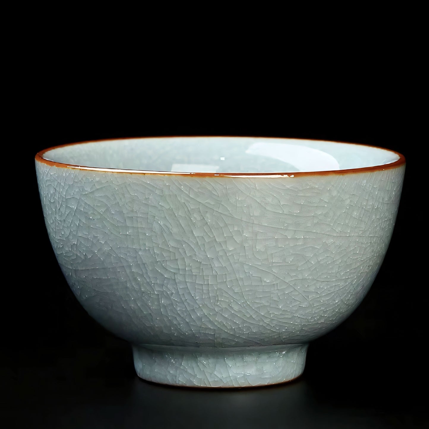 Ru kiln ice flower tea cup