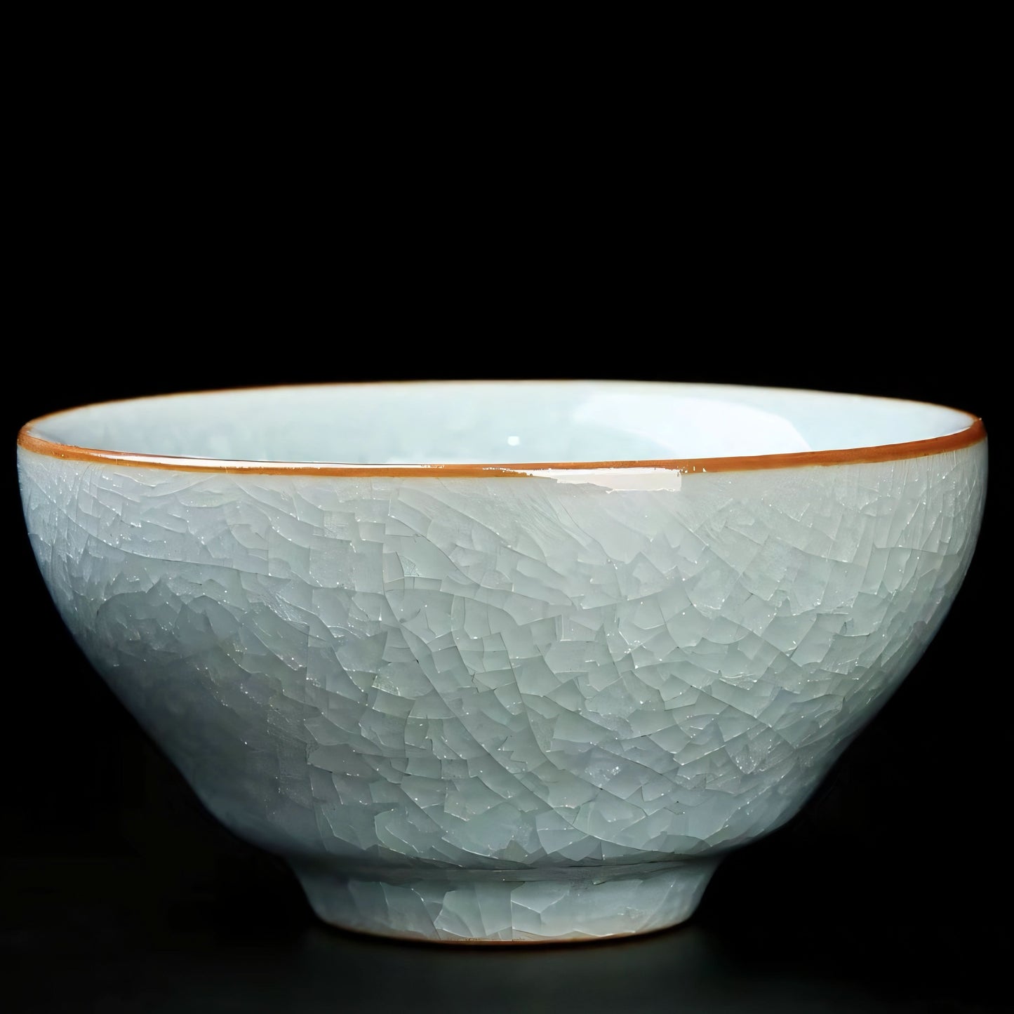 Ru kiln ice flower tea cup