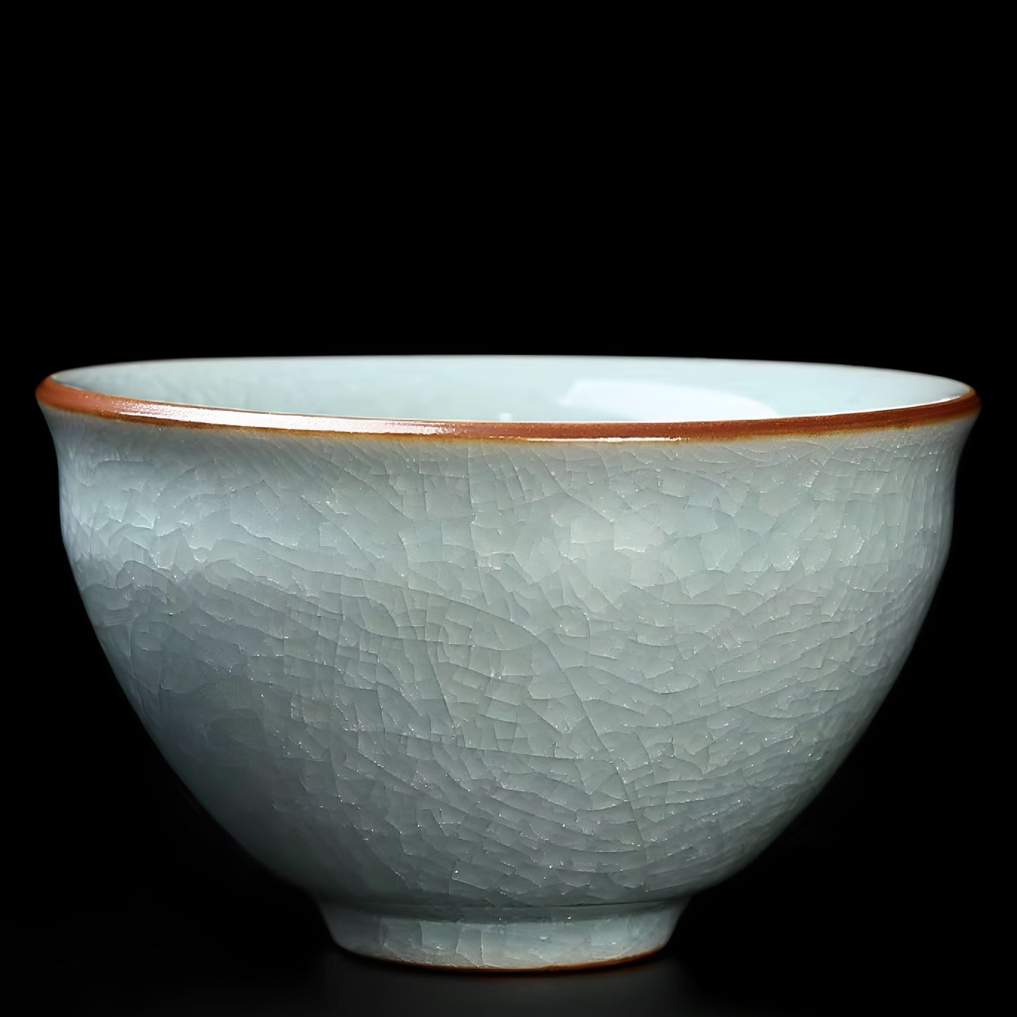 Ru kiln ice flower tea cup