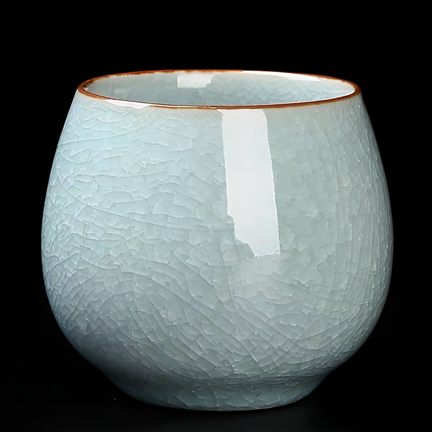 Ru kiln ice flower tea cup