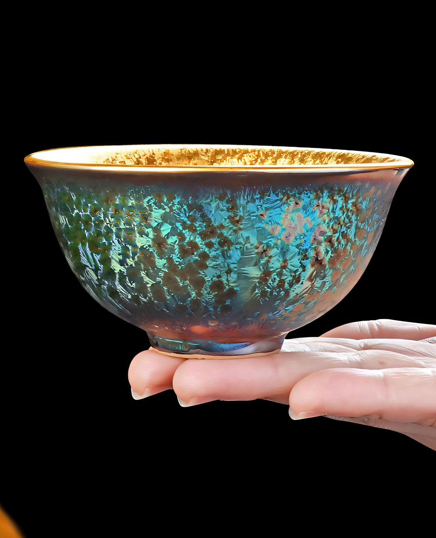 Tenmoku Glaze Ceramic Jian Zhan