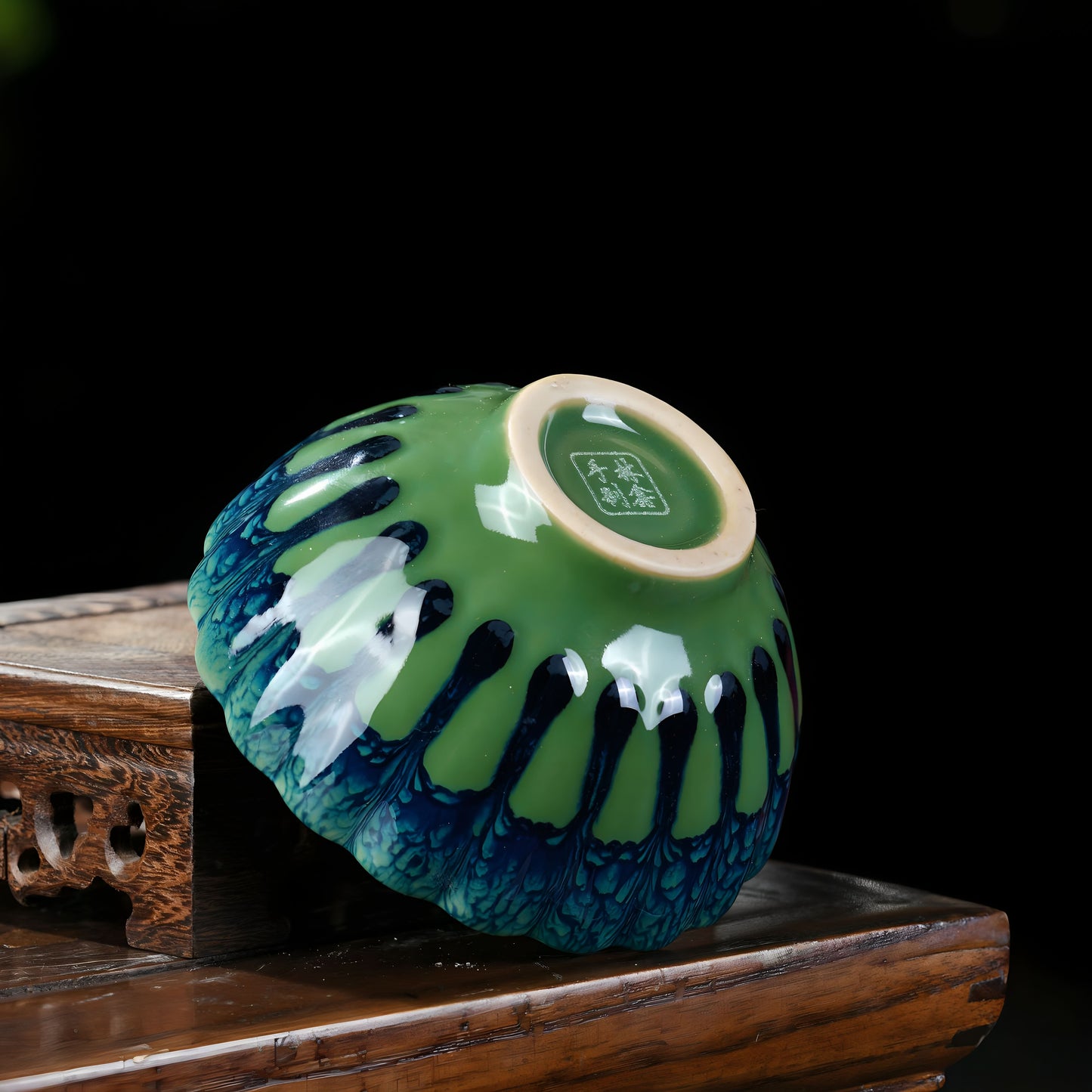 Silver Lotus Ceramic Jian Zhan