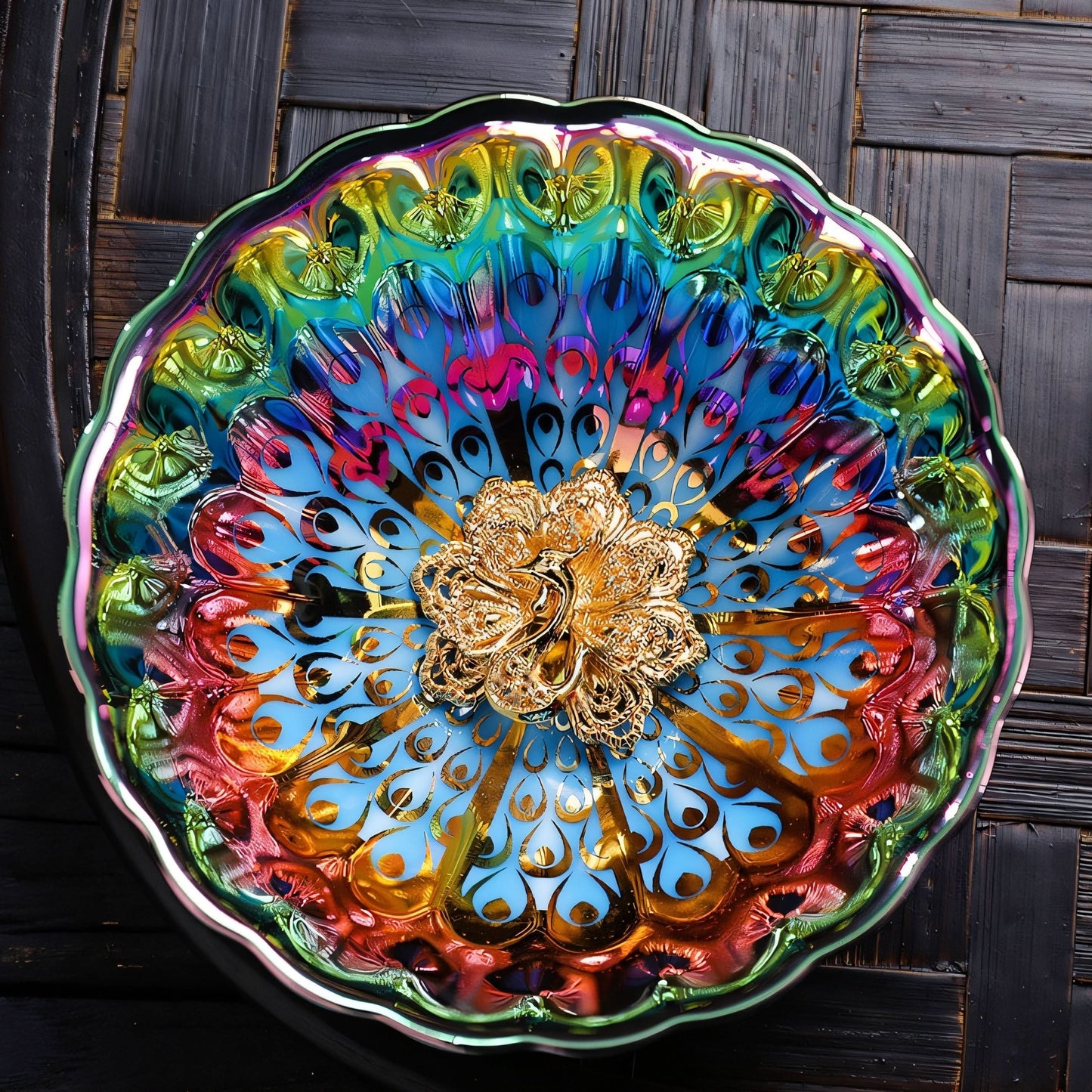 Iridescent Gilded Jian Zhan
