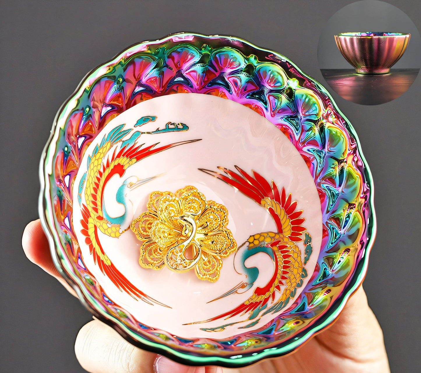 Handcrafted Gilded Jian Zhan