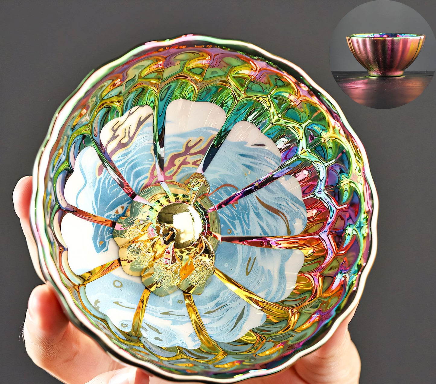 Handcrafted Gilded Jian Zhan