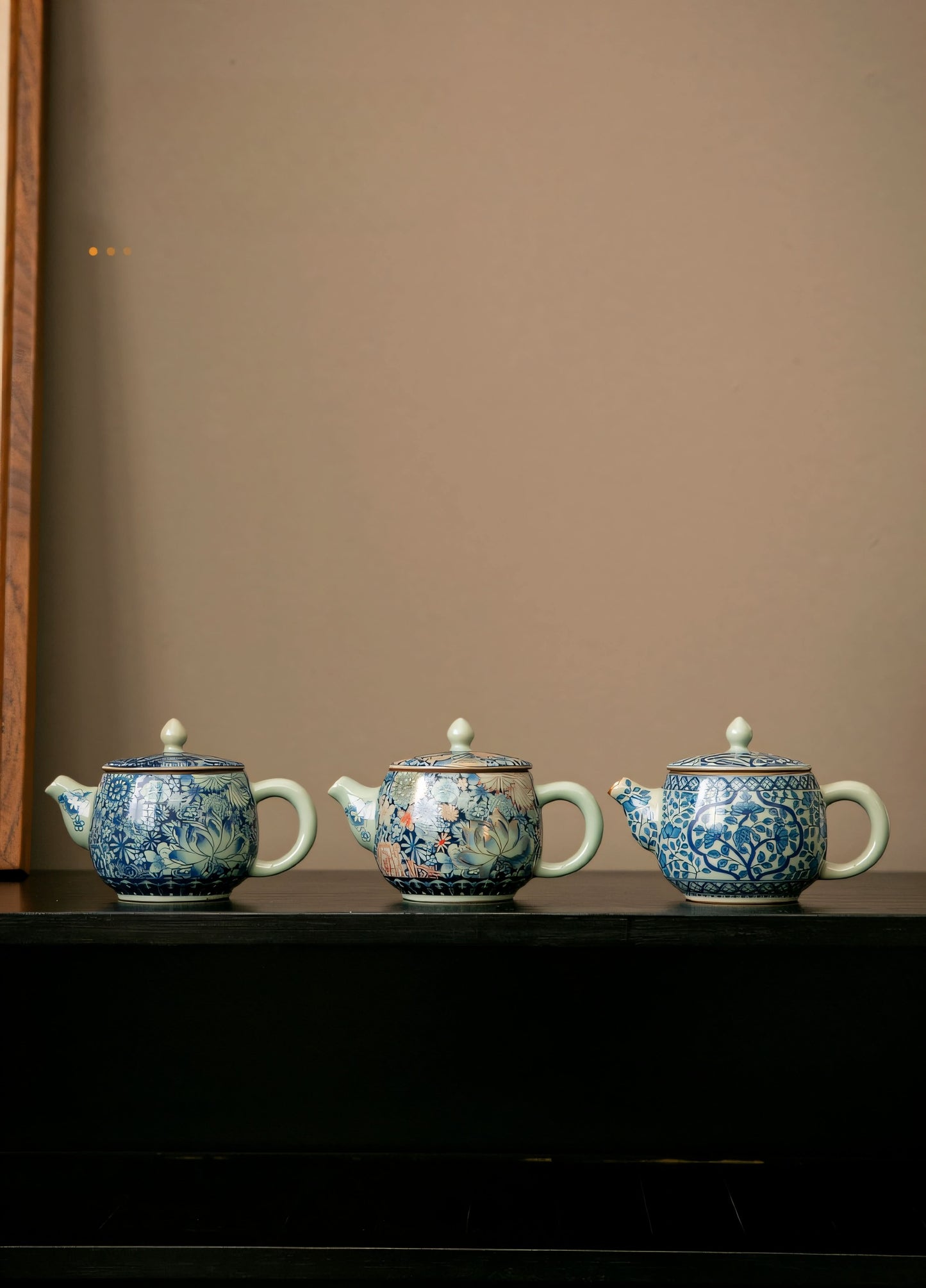 Gilded enamel