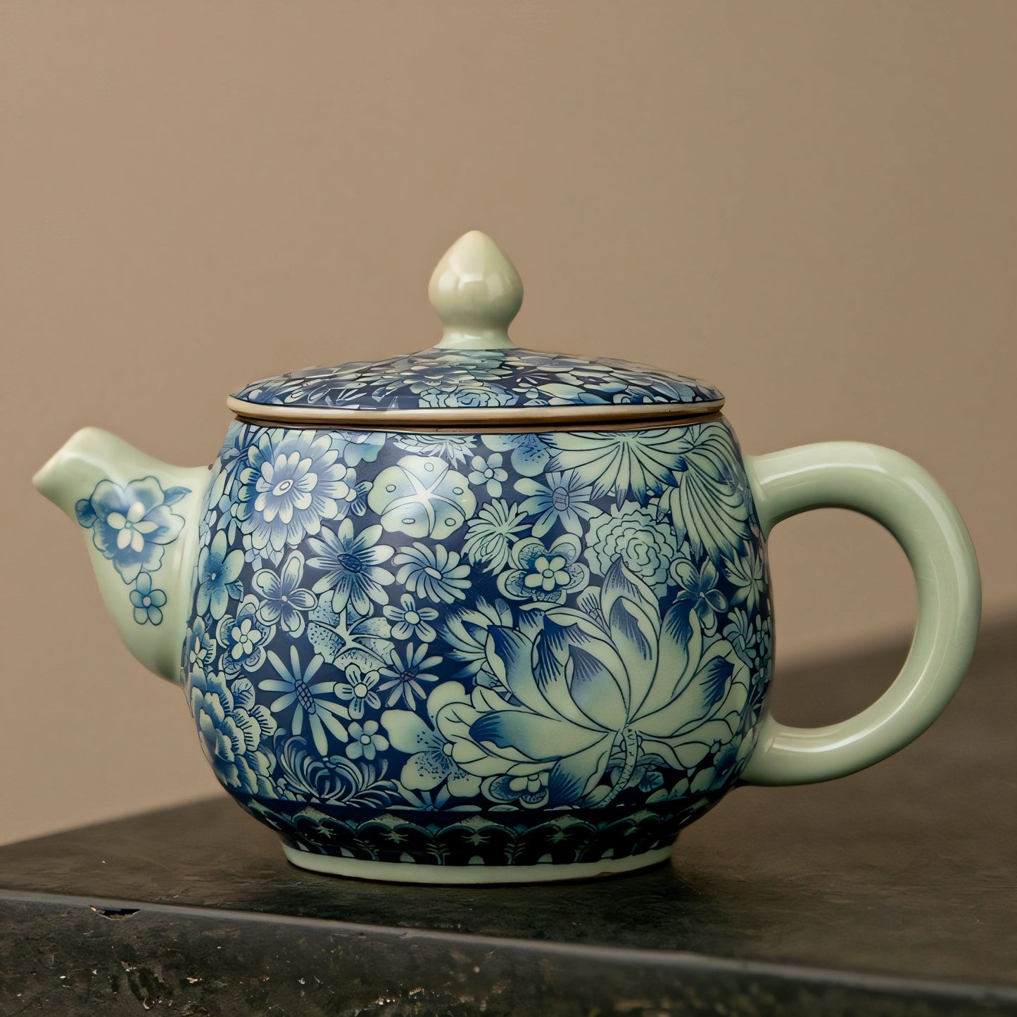 Gilded enamel