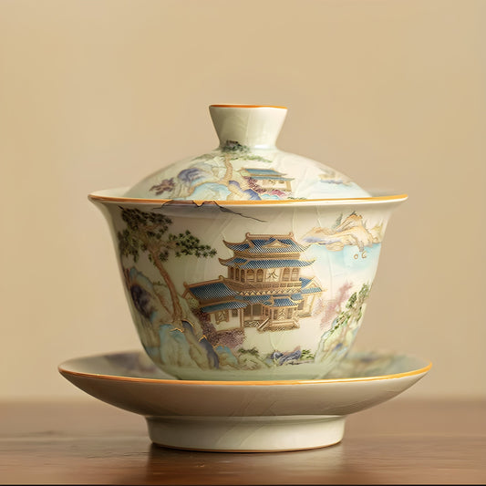 Landscape Poetry Tea Set
