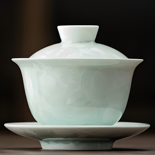 Mystical Kiln-Fired Crystalline Tea Set