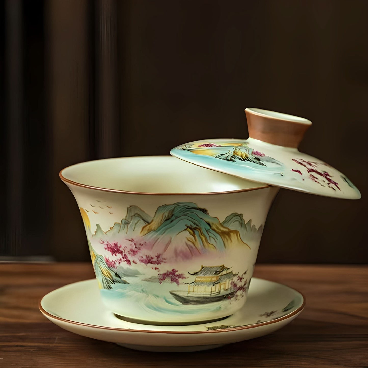 Enamel Majesty Tea Set