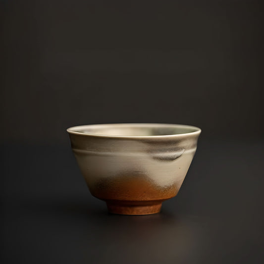 Wood-Fired Glazed Tea Cup