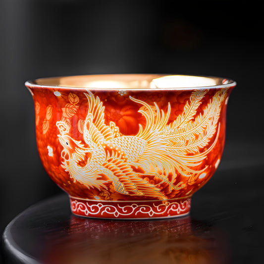 Auspicious Dragon & Phoenix Cup
