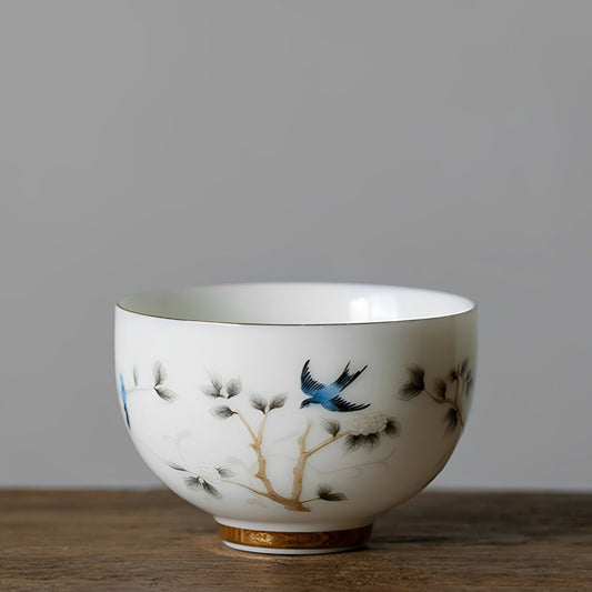 Fine White Porcelain Tea Cup