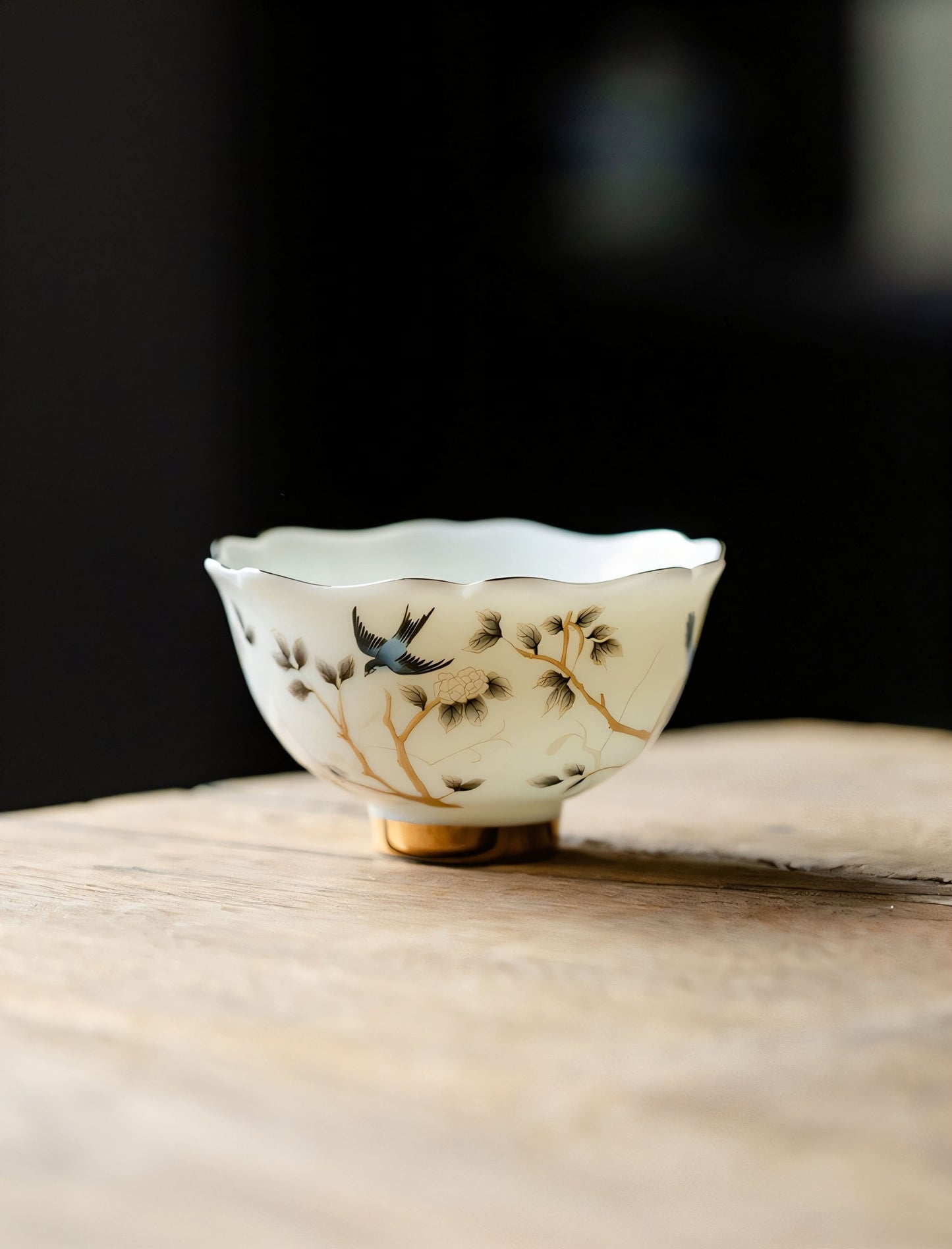 Fine White Porcelain Tea Cup
