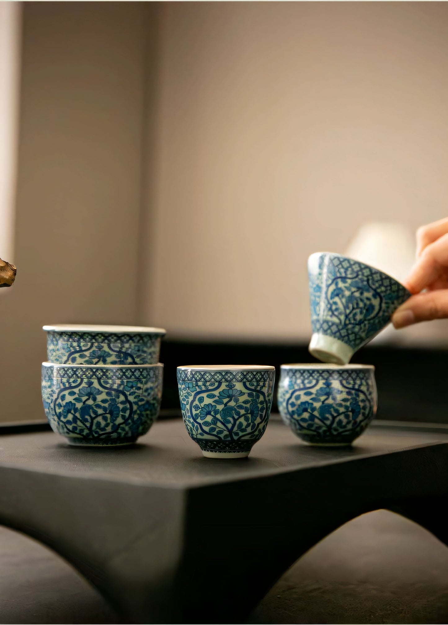Floral Opulence Tea Cup