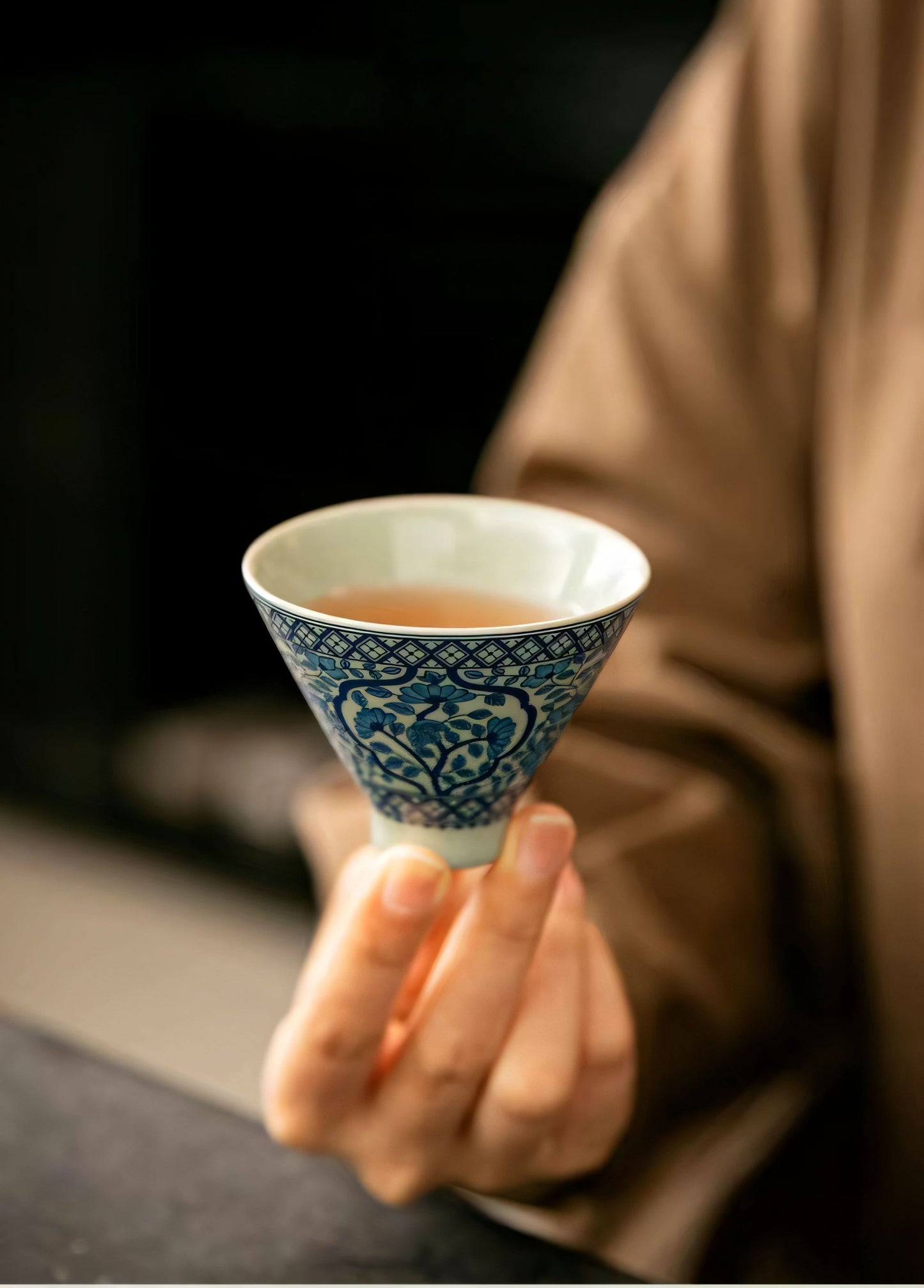 Floral Opulence Tea Cup