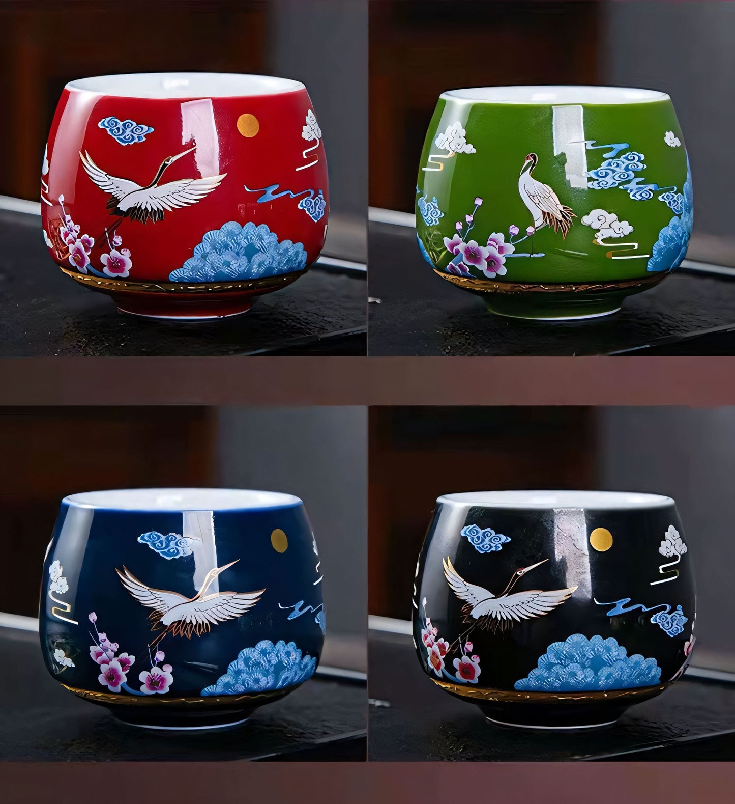 Tao Ci Painted Enamel Tea Cup