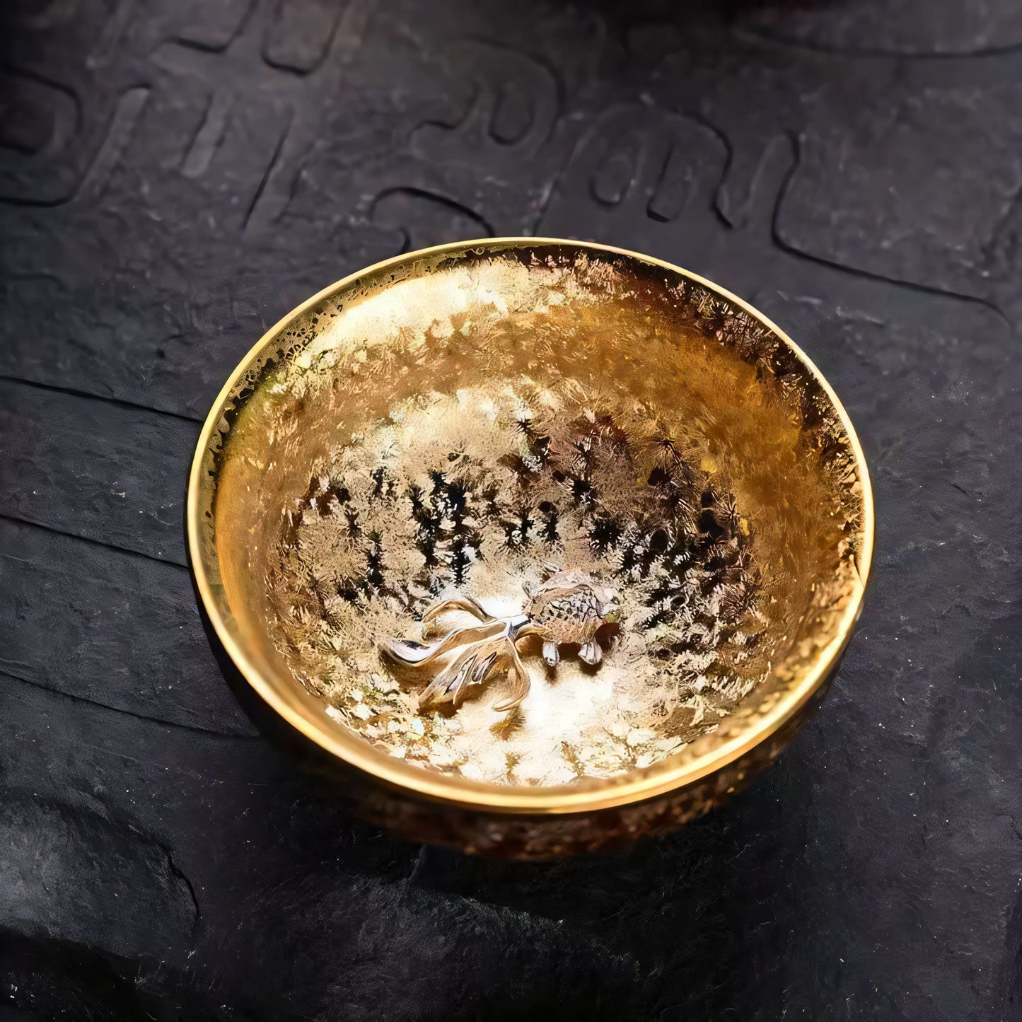 Tenmoku Glaze Ceramic Jian Zhan