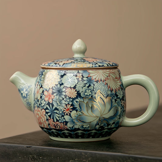 Gilded enamel