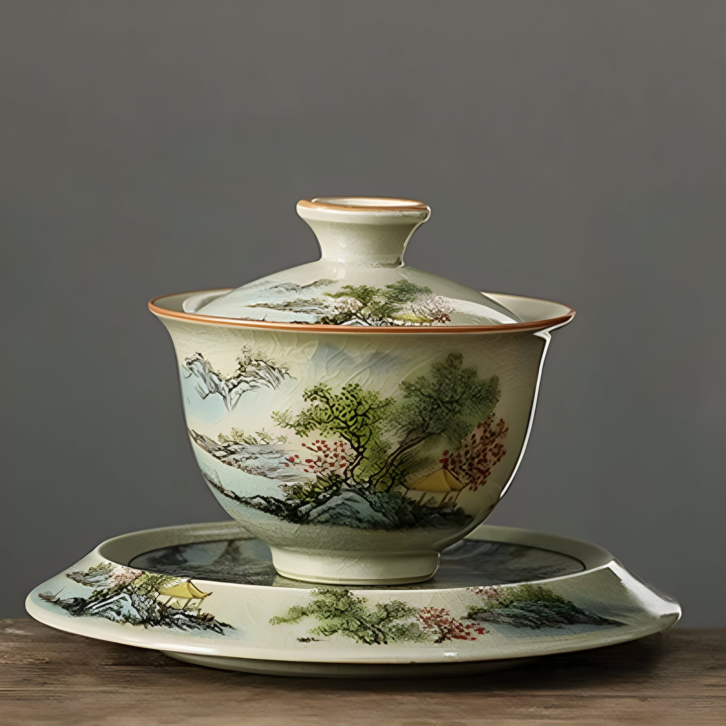 Landscape Poetry Tea Set